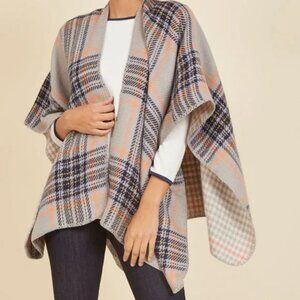 Modcloth Cozy Campside Reversible Shawl